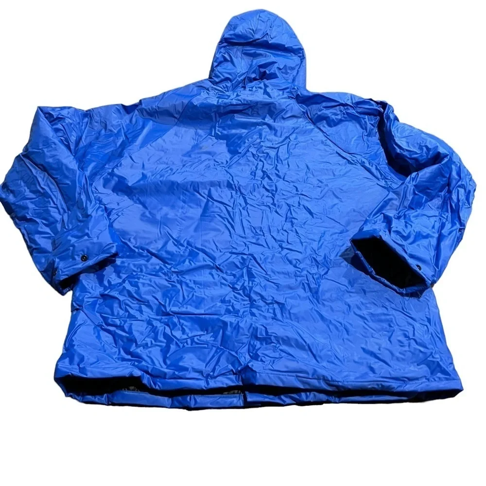 Stearn’s Men’s Quilted Rain Parka Royal Blue XL